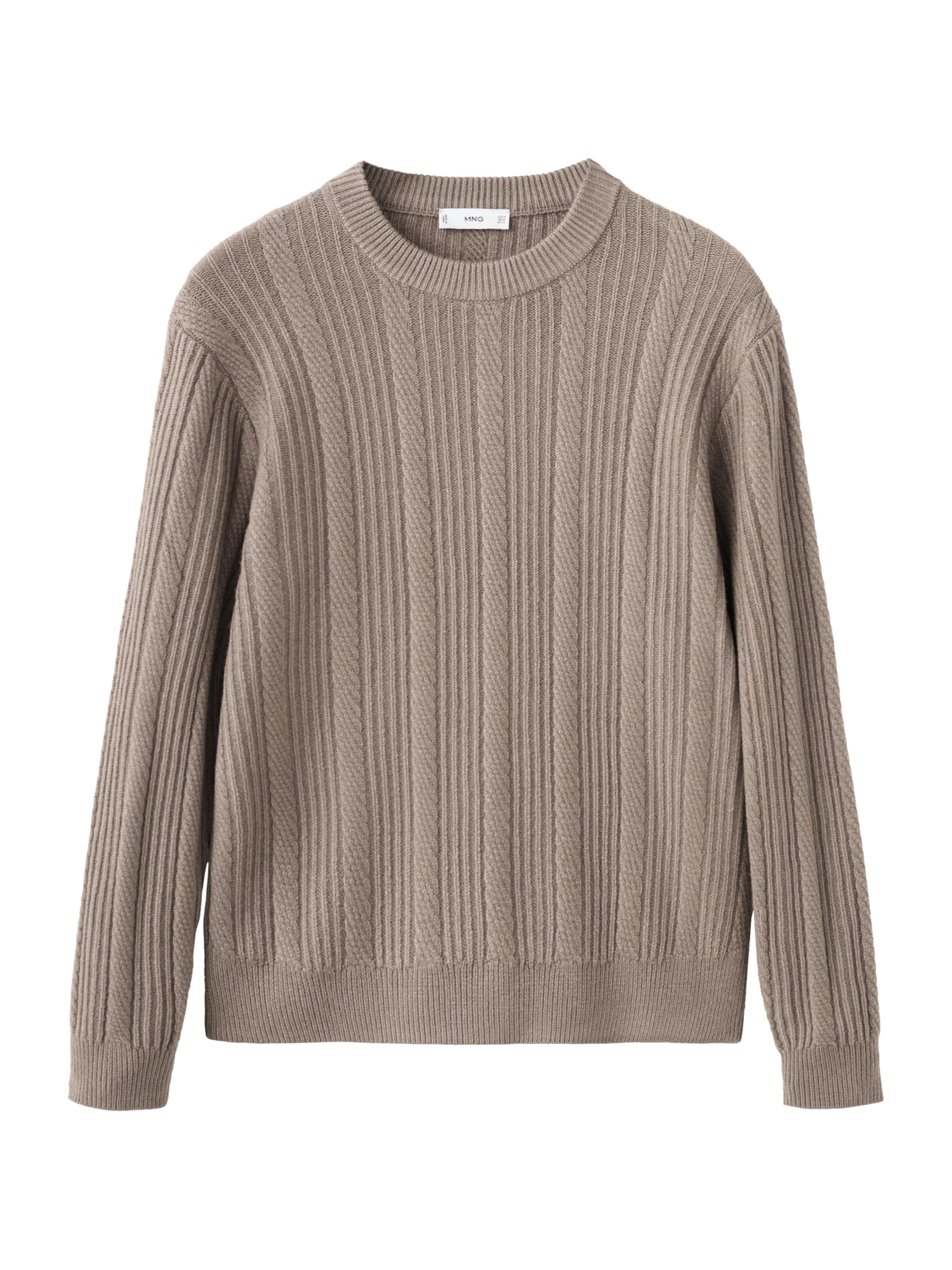 MANGO MAN Neulepaita 'Marina' värissä harmaa: etupuoli