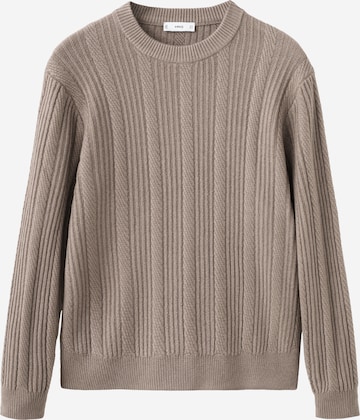 MANGO MAN Neulepaita 'Marina' värissä harmaa: etupuoli