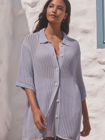 Next - Casaco de malha em roxo: frente