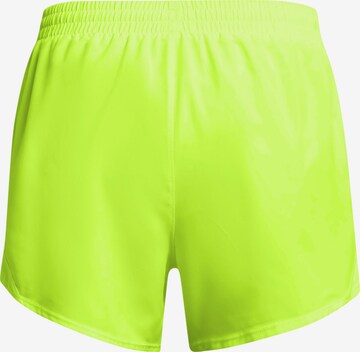 UNDER ARMOUR Regular Workout Pants 'Fly-By 3' in Green