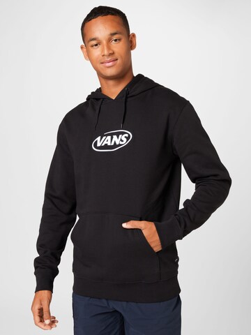 VANS Sweatshirt 'COMMERICA' in Black: front