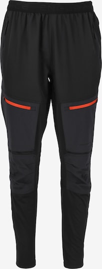 ENDURANCE Sportbroek 'Sparken' in de kleur Basaltgrijs / Neonoranje / Zwart, Productweergave