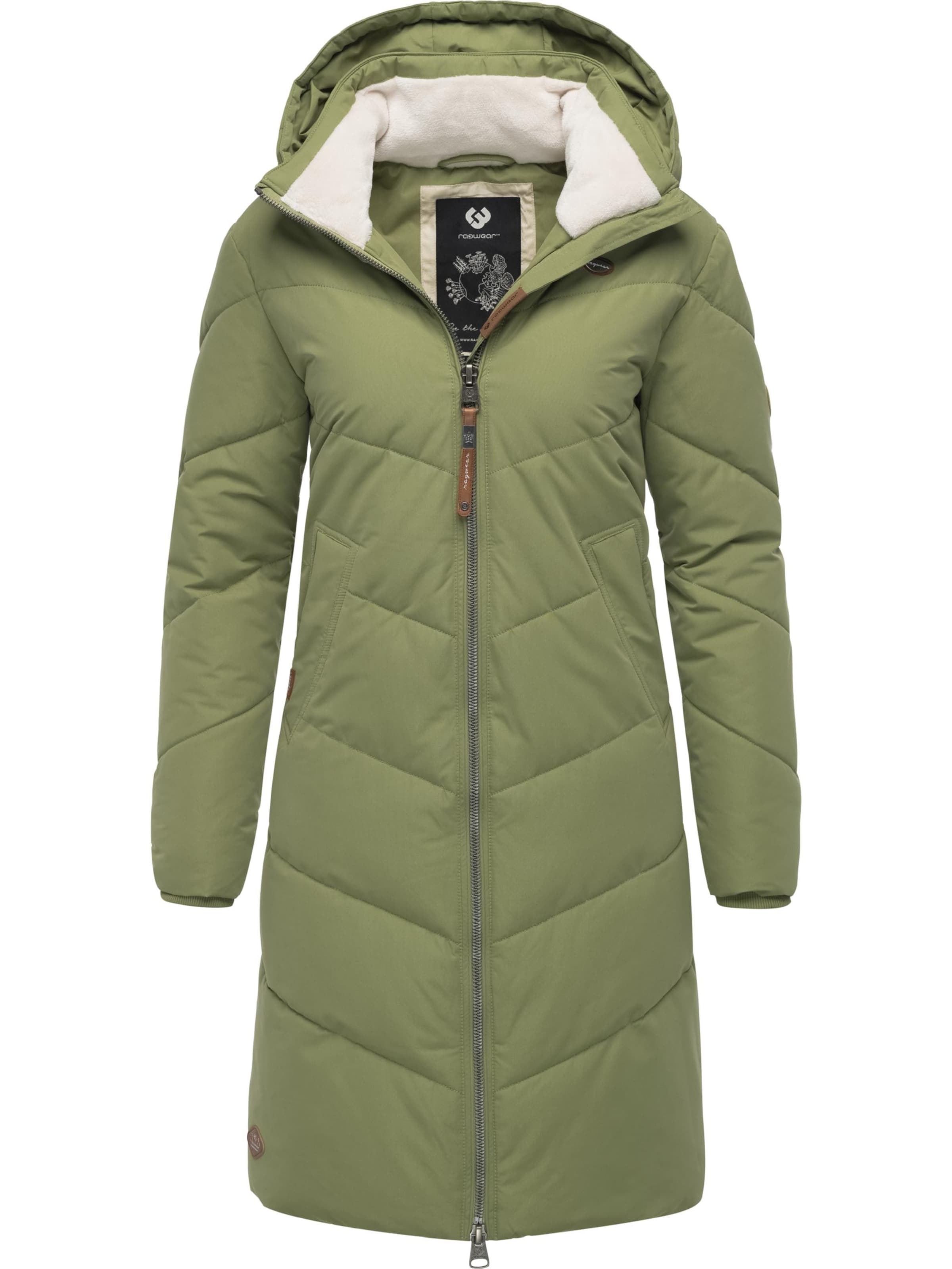 Ragwear Зимнее пальто 'Rebelka' в Зеленый: спереди