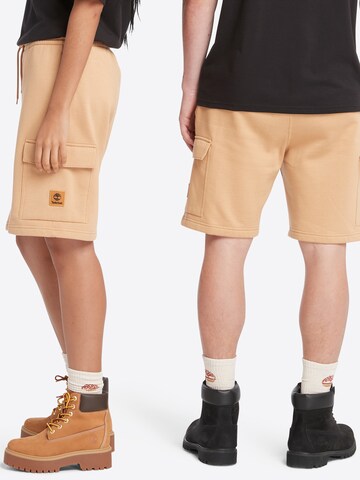 TIMBERLAND Wide leg Cargo Pants in Brown