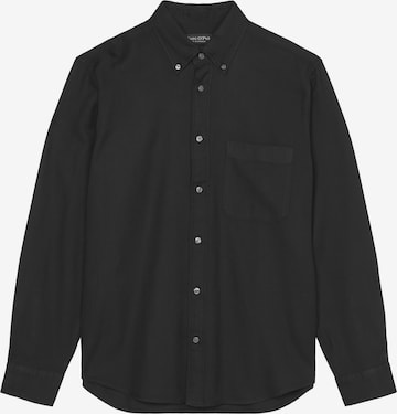 Marc O'Polo Regular Fit Hemd in Schwarz: predná strana