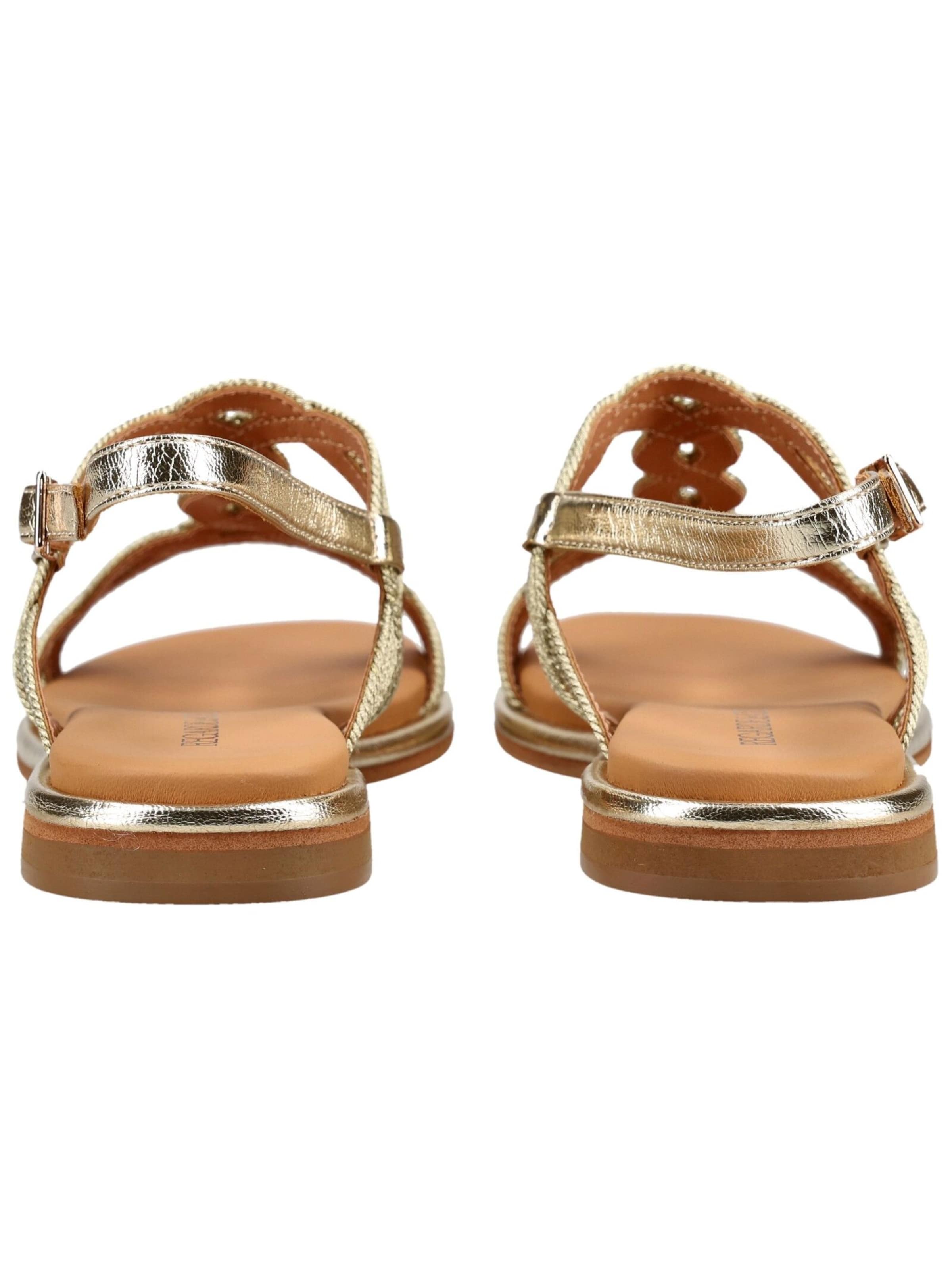 Regarde le Ciel Strap sandal in Gold