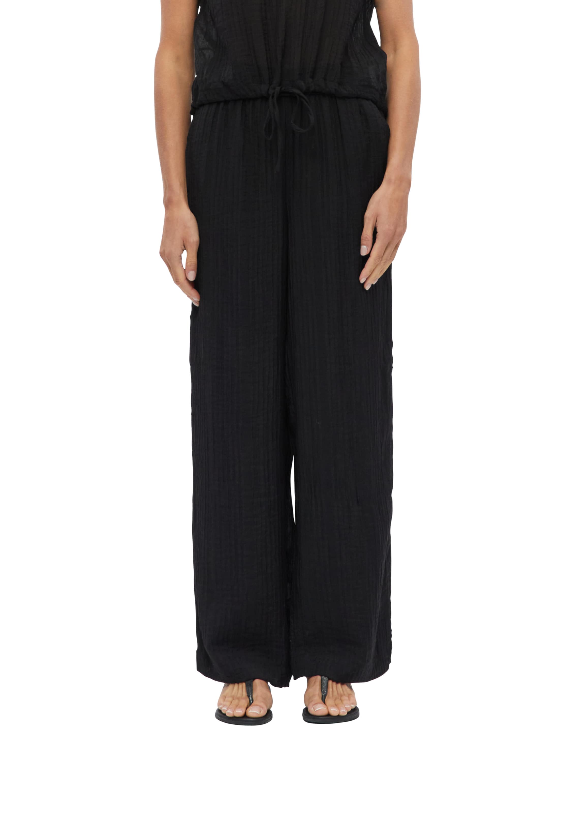 s.Oliver Regular Broek in Zwart: voorkant