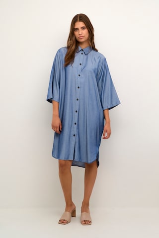 Kaffe Shirt Dress 'Leonora' in Blue