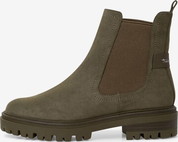 TAMARIS Chelsea Boots i grøn