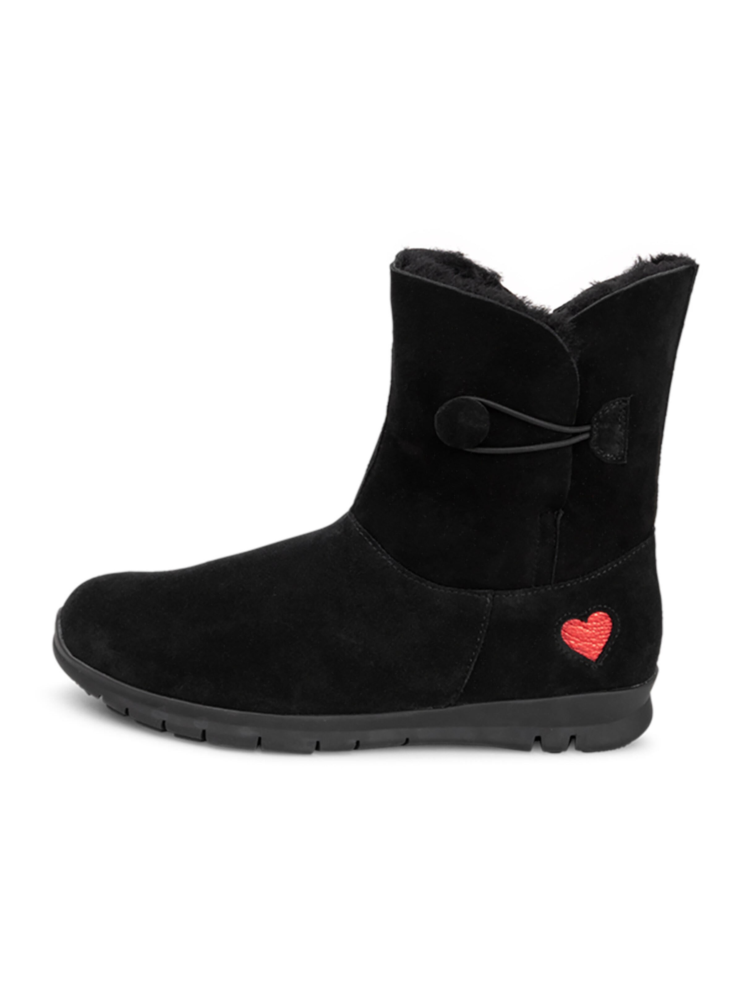 VITAFORM Enkellaarsjes in Zwart