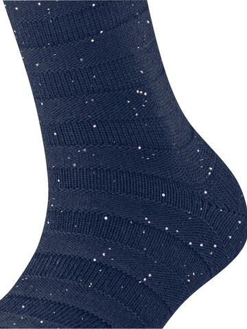 FALKE Socks 'Sparkle Stripes' in Blue