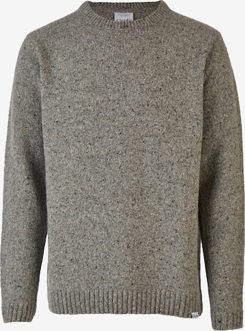 Cleptomanicx Pullover 'Spacer' in Grau: predná strana