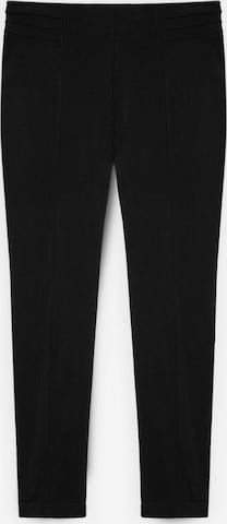 Coupe slim Pantalon Fiorella Rubino en noir : devant