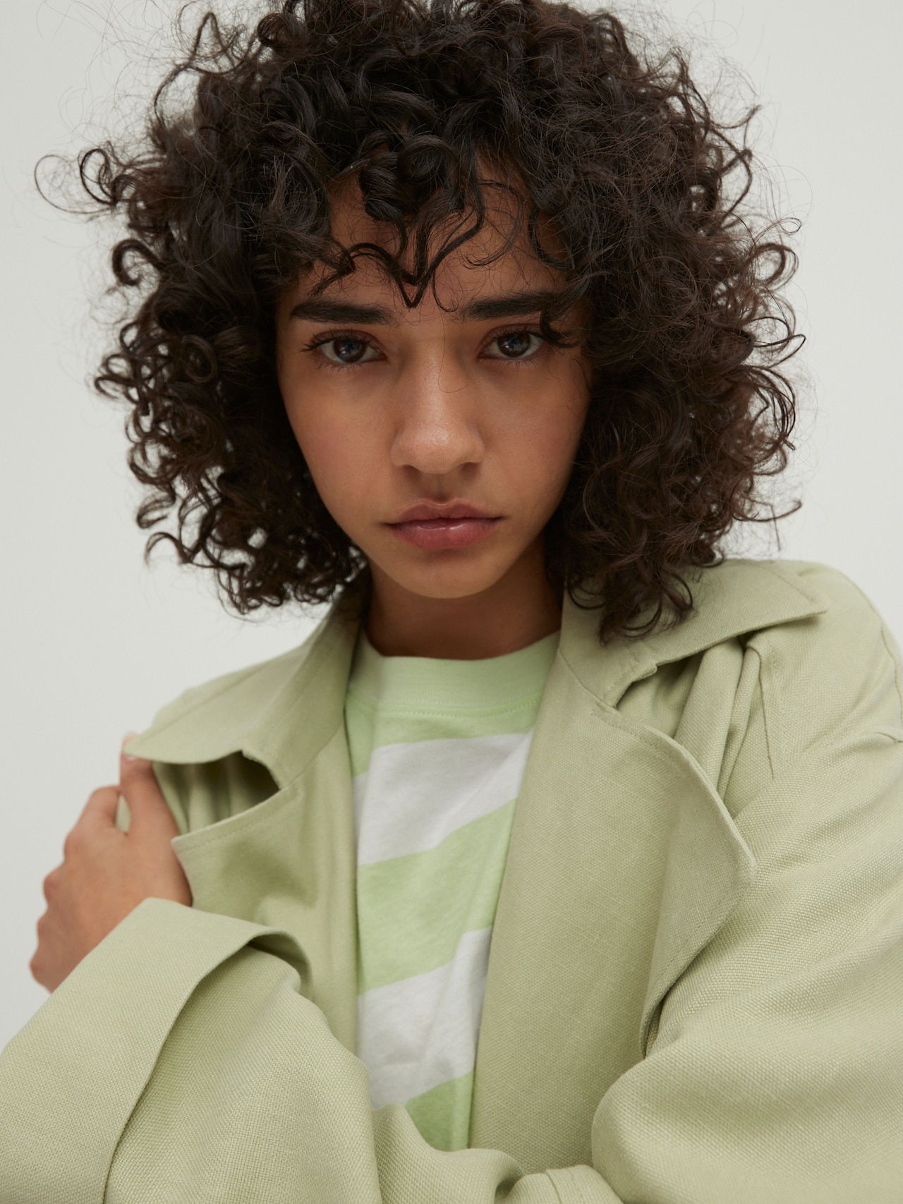 EDITED Abrigo de entretiempo 'Giuliana' verde