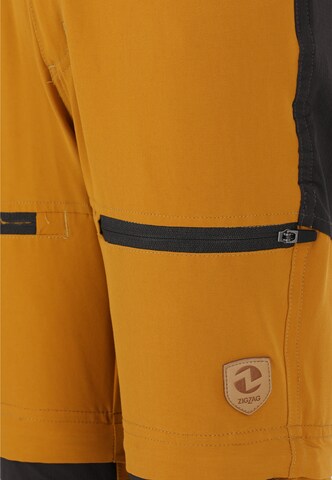 ZigZag Regular Outdoor Pants 'Alex' in Yellow
