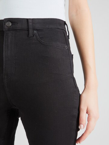TOPSHOP Laienev Teksapüksid 'Jamie', värv must