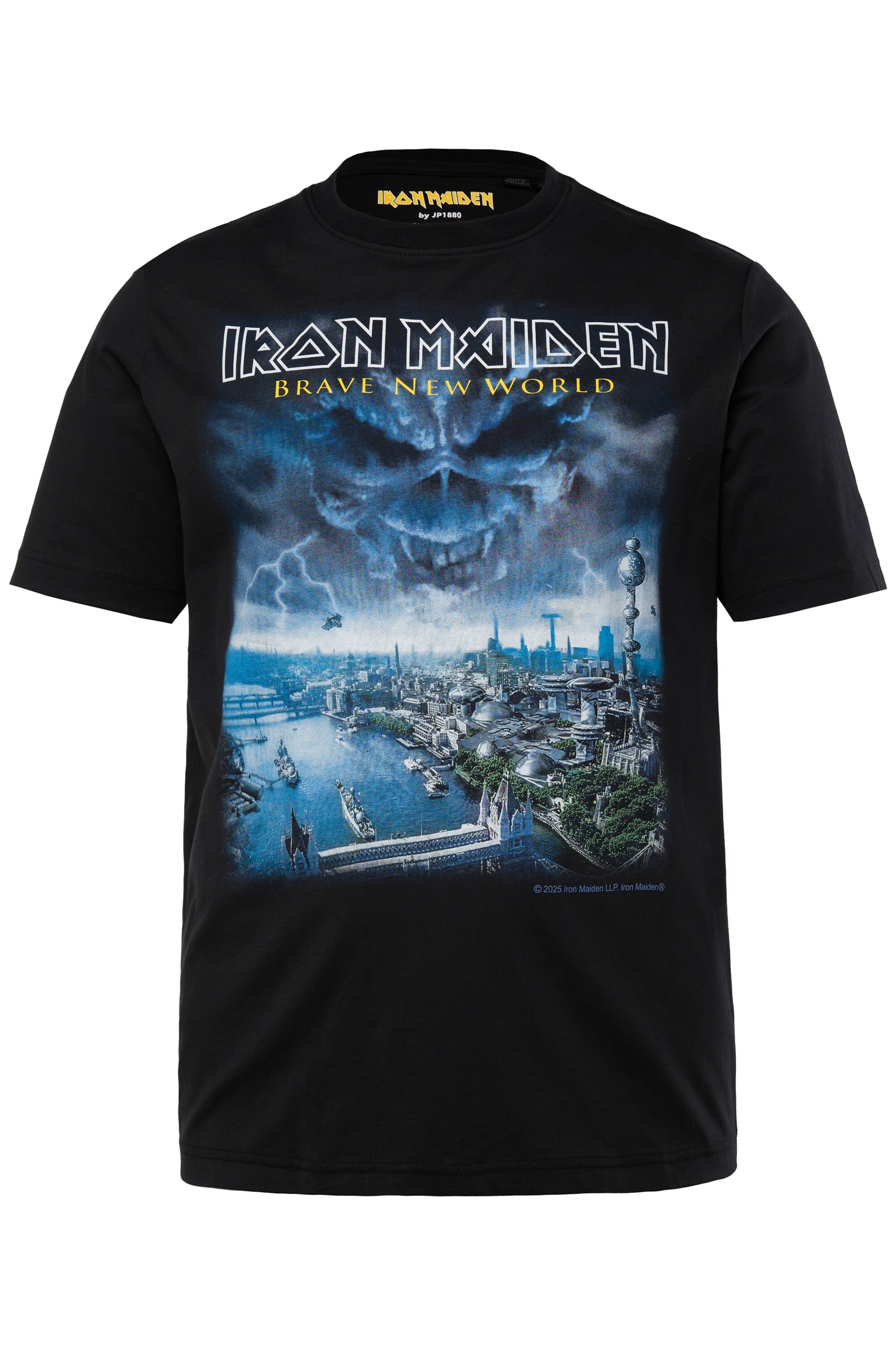 JP1880 Shirt in Zwart: voorkant
