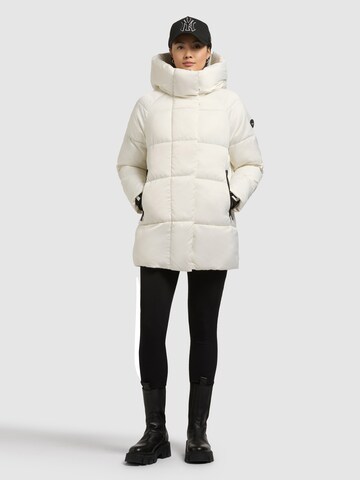 khujo Zimní bunda 'SUDA' – bílá