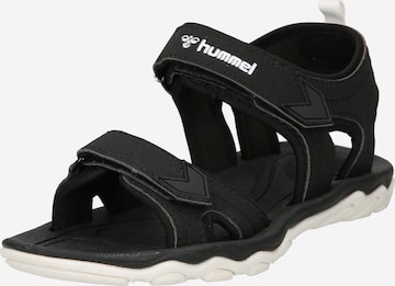 Hummel - Sapatos abertos em preto: frente