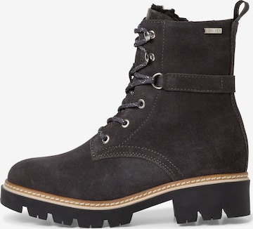 TAMARIS Lace-Up Ankle Boots in Grey