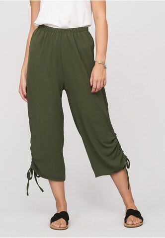Cloud5ive Loosefit Broek in Groen: voorkant