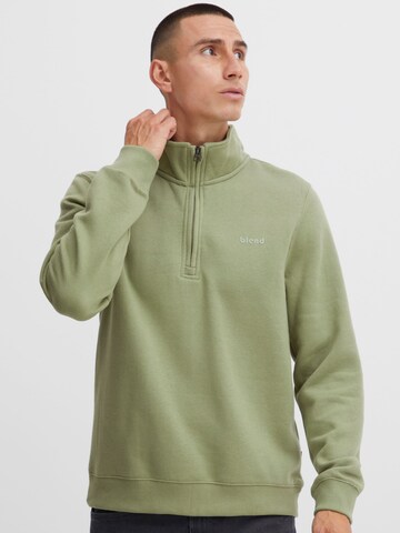 Sweat-shirt BLEND en vert : devant