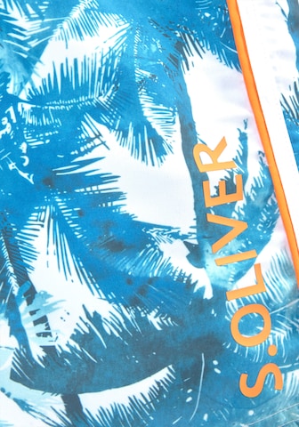 s.Oliver - Calções de banho em azul