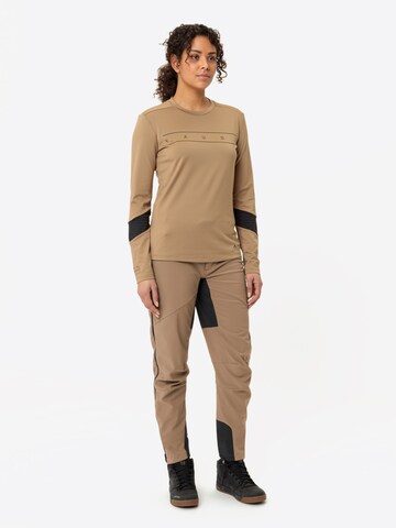 VAUDE Tapered Outdoor trousers 'Qimsa II' in Brown