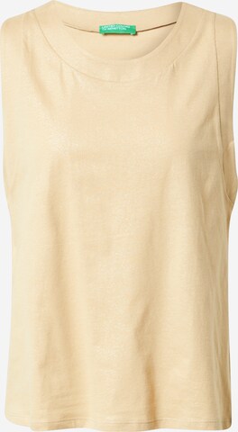 UNITED COLORS OF BENETTON Top in Beige: voorkant