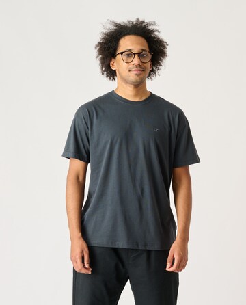 Cleptomanicx T-Shirt 'Ligull Oversize' in Grau: predná strana