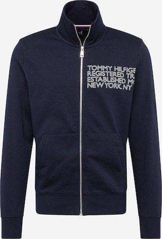 TOMMY HILFIGER Sweat jacket in Blue: front