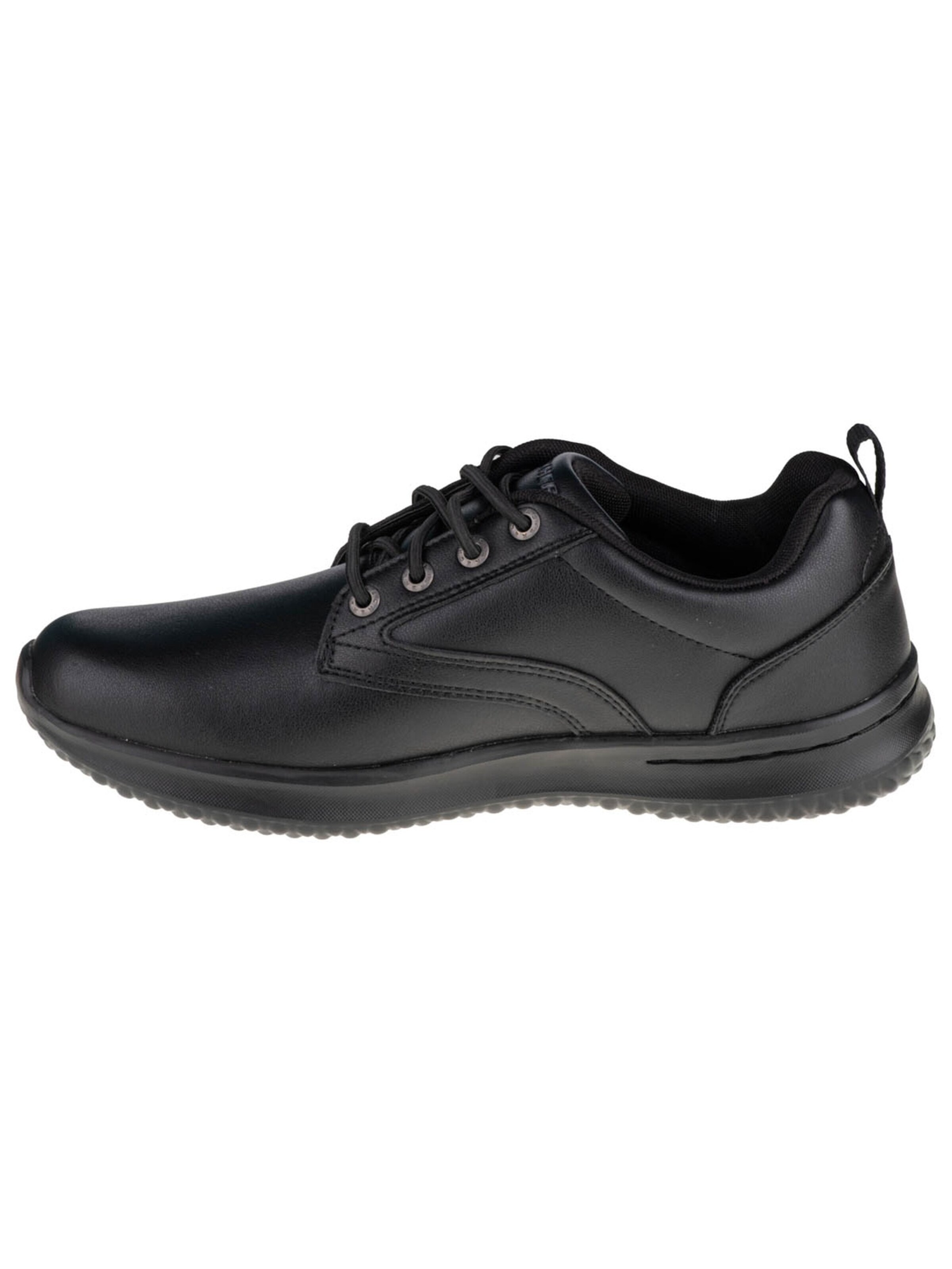 SKECHERS Sportlicher Schnürschuh 'Delson Antigo'‌‌‌‌‌ in Schwarz