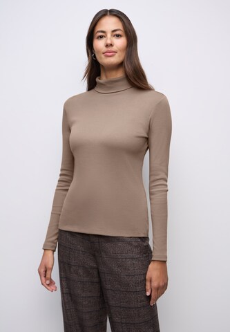 STREET ONE Shirt in Braun: Vorderseite