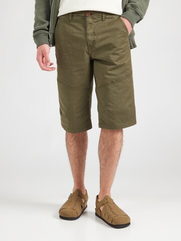 regular Pantaloni chino 'BHMORGAN' di BLEND in verde: frontale