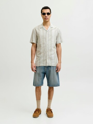 JACK & JONES Классический крой Рубашка 'Blusummer' в Зеленый