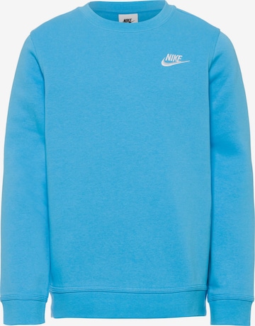 Nike Sportswear Mikina – modrá: přední strana