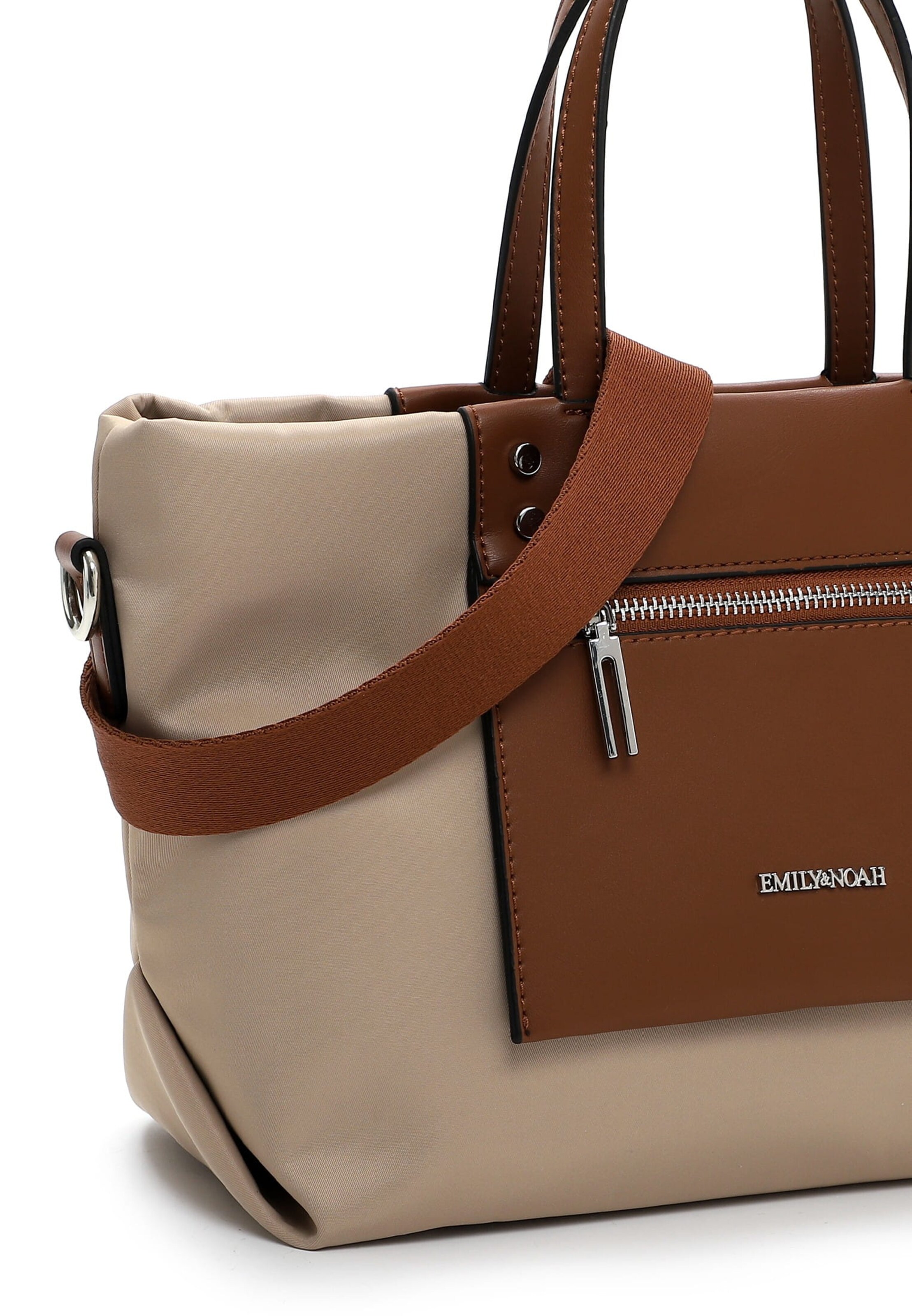 Emily & Noah Nákupní taška 'Elaura' – hnědá