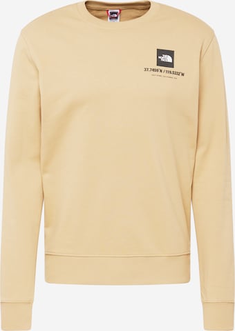 THE NORTH FACE Sweatshirt 'Coordinates' in Brown: front