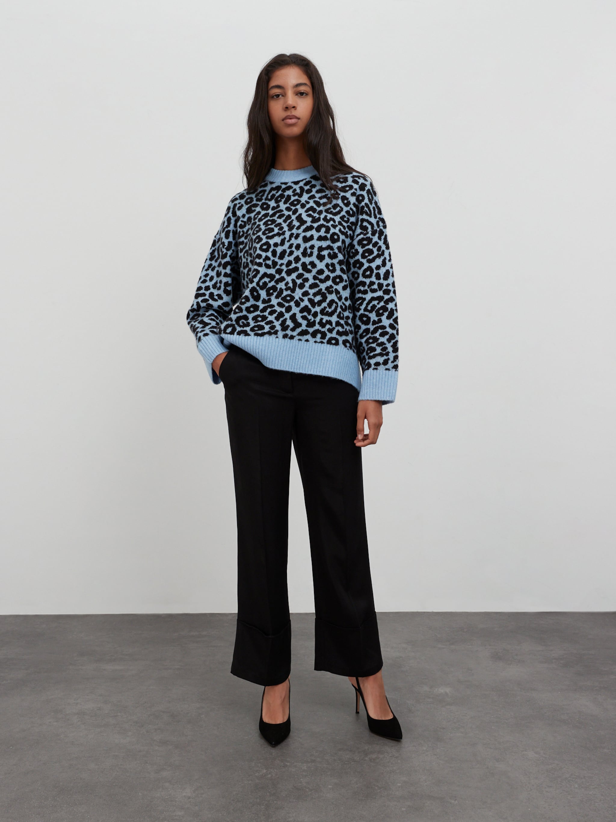 EDITED Productos Pantalón de pinzas 'Ida' negro
