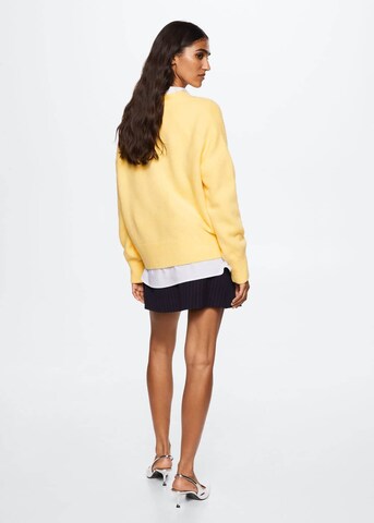 MANGO Sweter 'Paris' w kolorze żółty