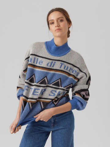 VERO MODA Sweater 'GLAZE' in Blue