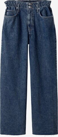 Wide leg Jeans di MANGO in blu: frontale