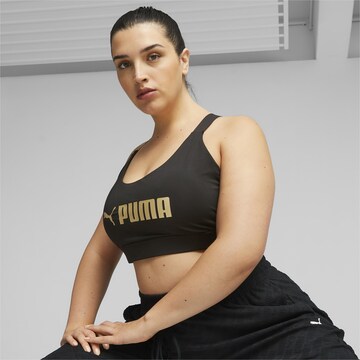 PUMA Bustier Sports-BH i sort