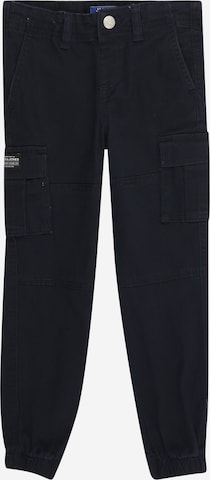 JACK & JONES MINI Tapered Pants 'JPSTKANE JJJONNIE' in Blue: front
