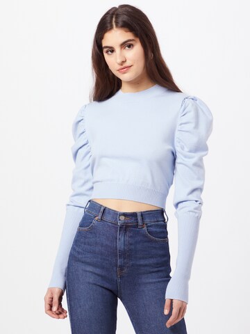 GLAMOROUS Shirt in Blauw: voorkant