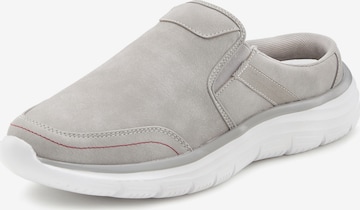 JOHN DEVIN Slipper in Grau: Vorderseite