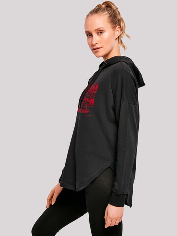 F4NT4STIC Sweatshirt 'Stranger Things Flames Netflix TV Series' in Zwart