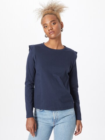 TOM TAILOR DENIM Shirt in Blauw: voorkant