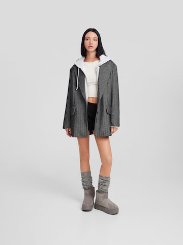 Bershka Blazer in Grey