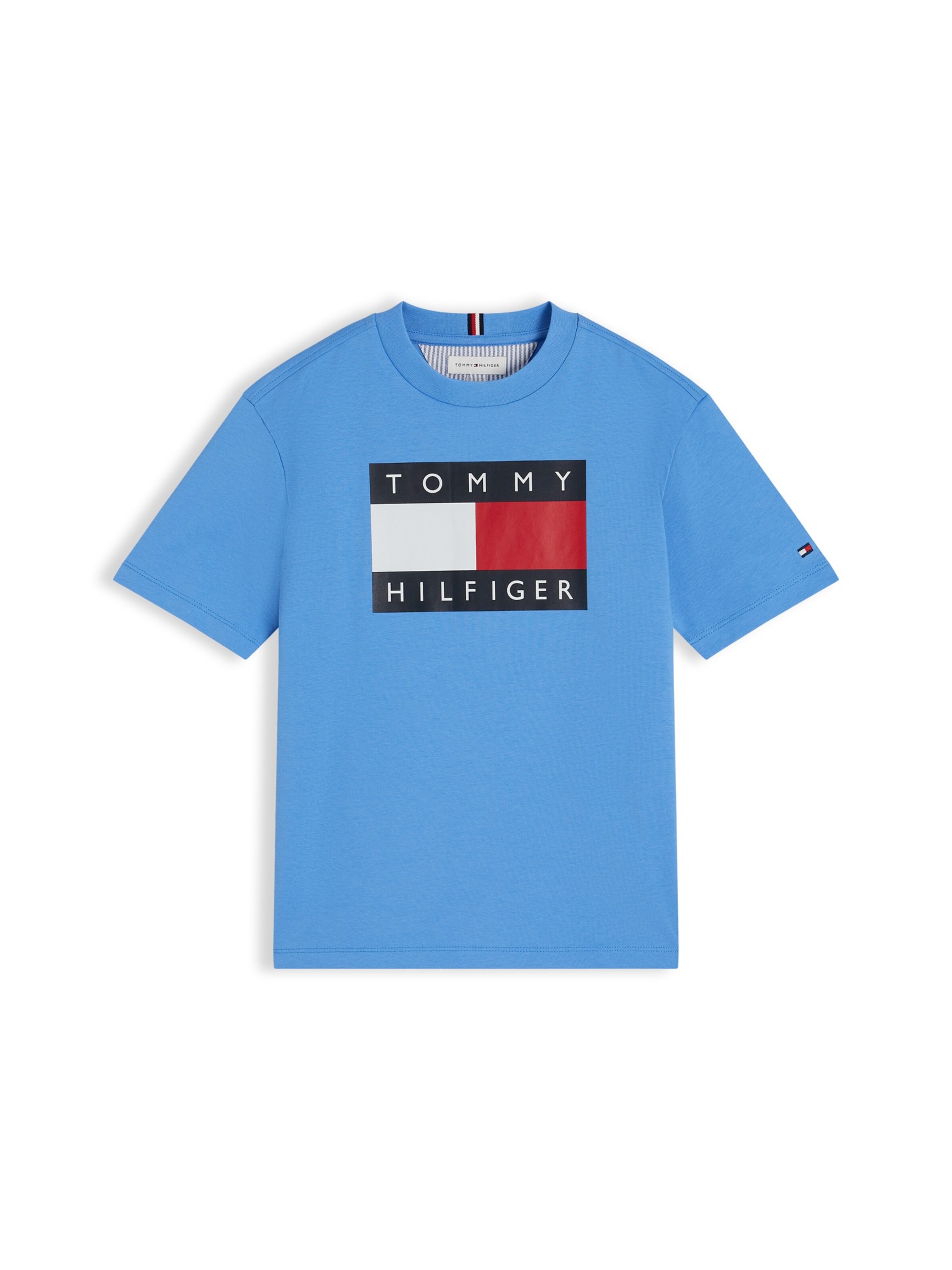 TOMMY HILFIGER Футболка 'HERITAGE' в Синий: спереди